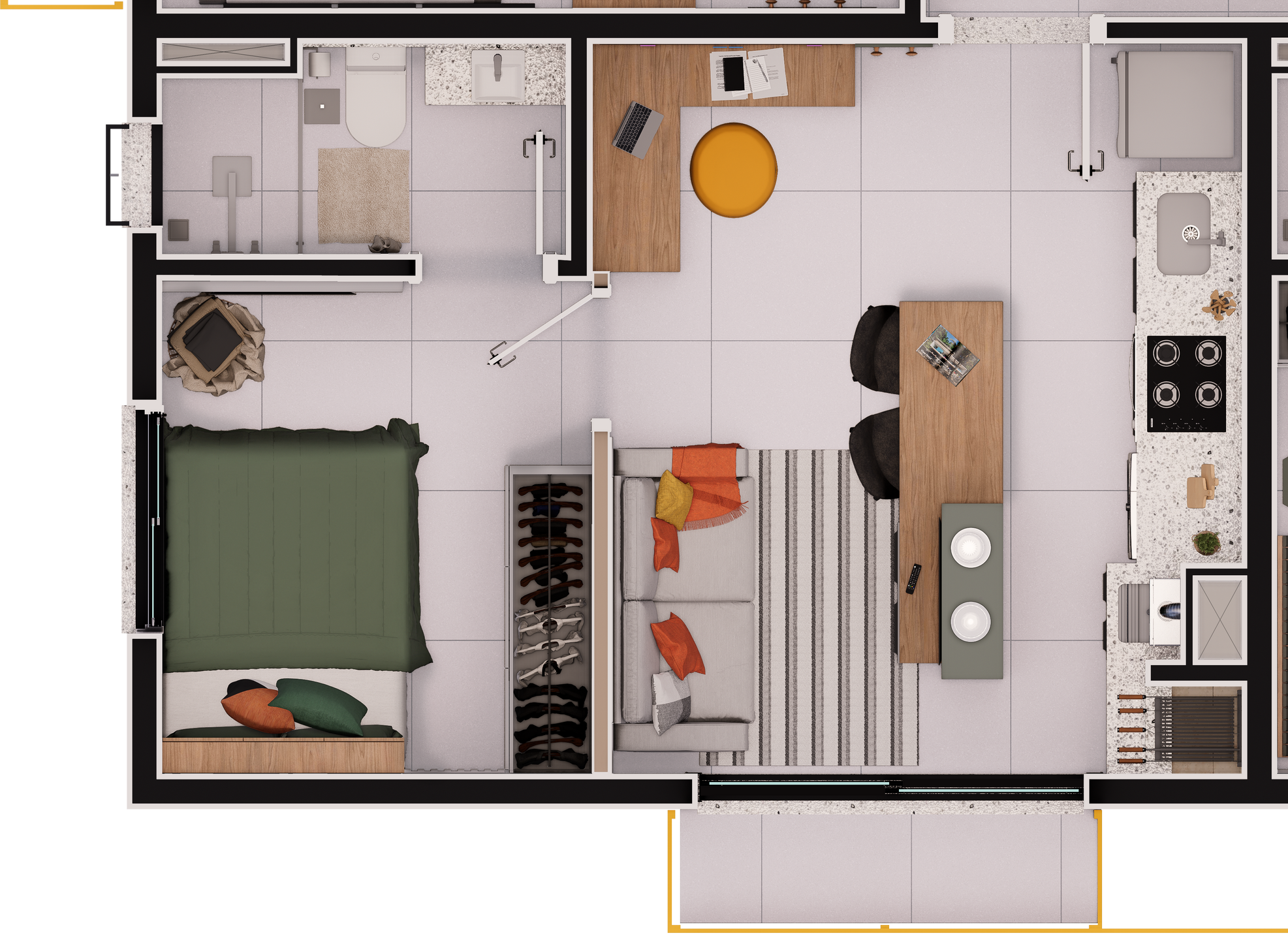 Apartamento, 1 quarto, 28 m² - Foto 11