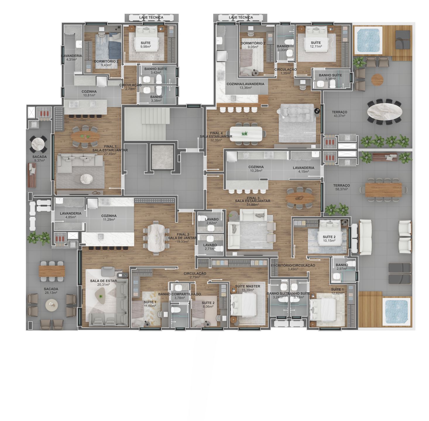 Apartamento, 2 quartos, 156 m² - Foto 16