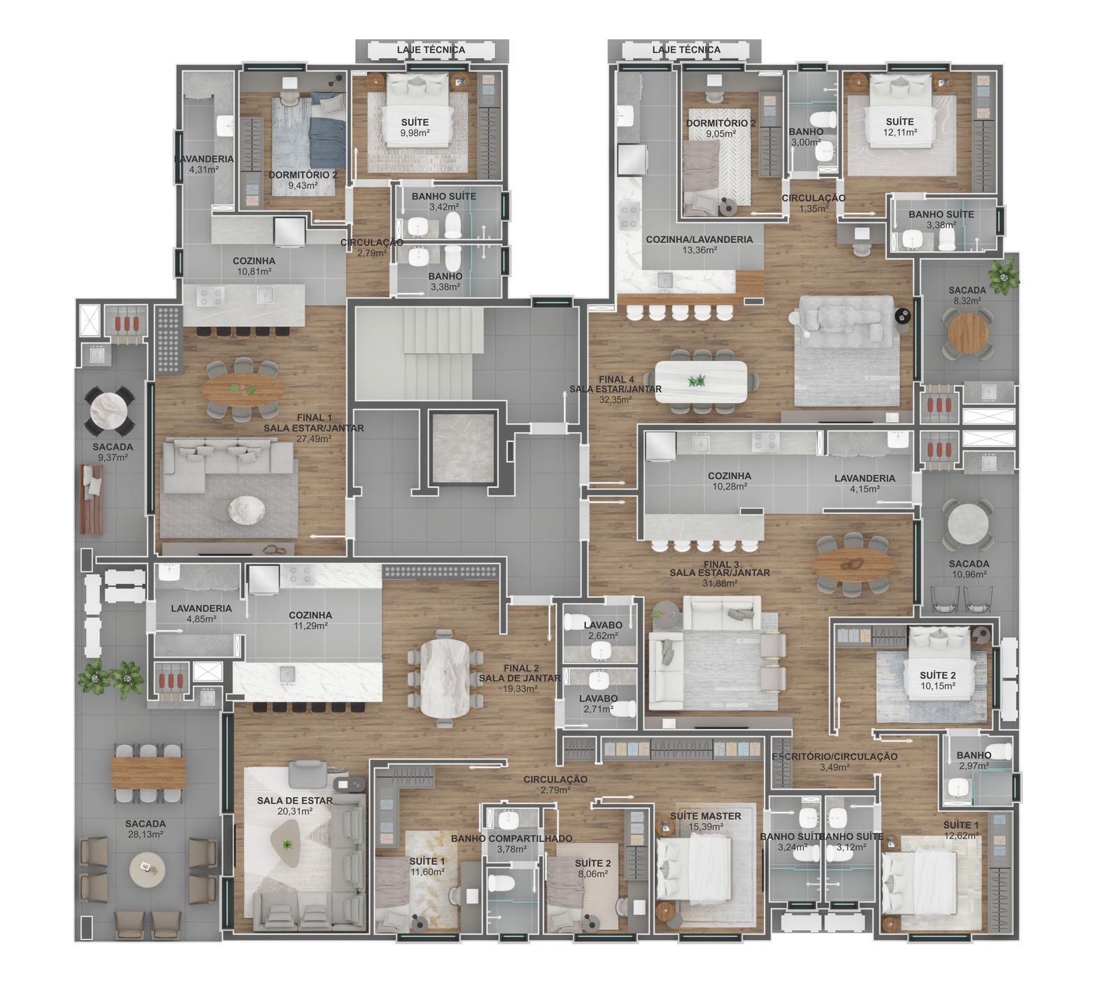 Apartamento, 2 quartos, 156 m² - Foto 17