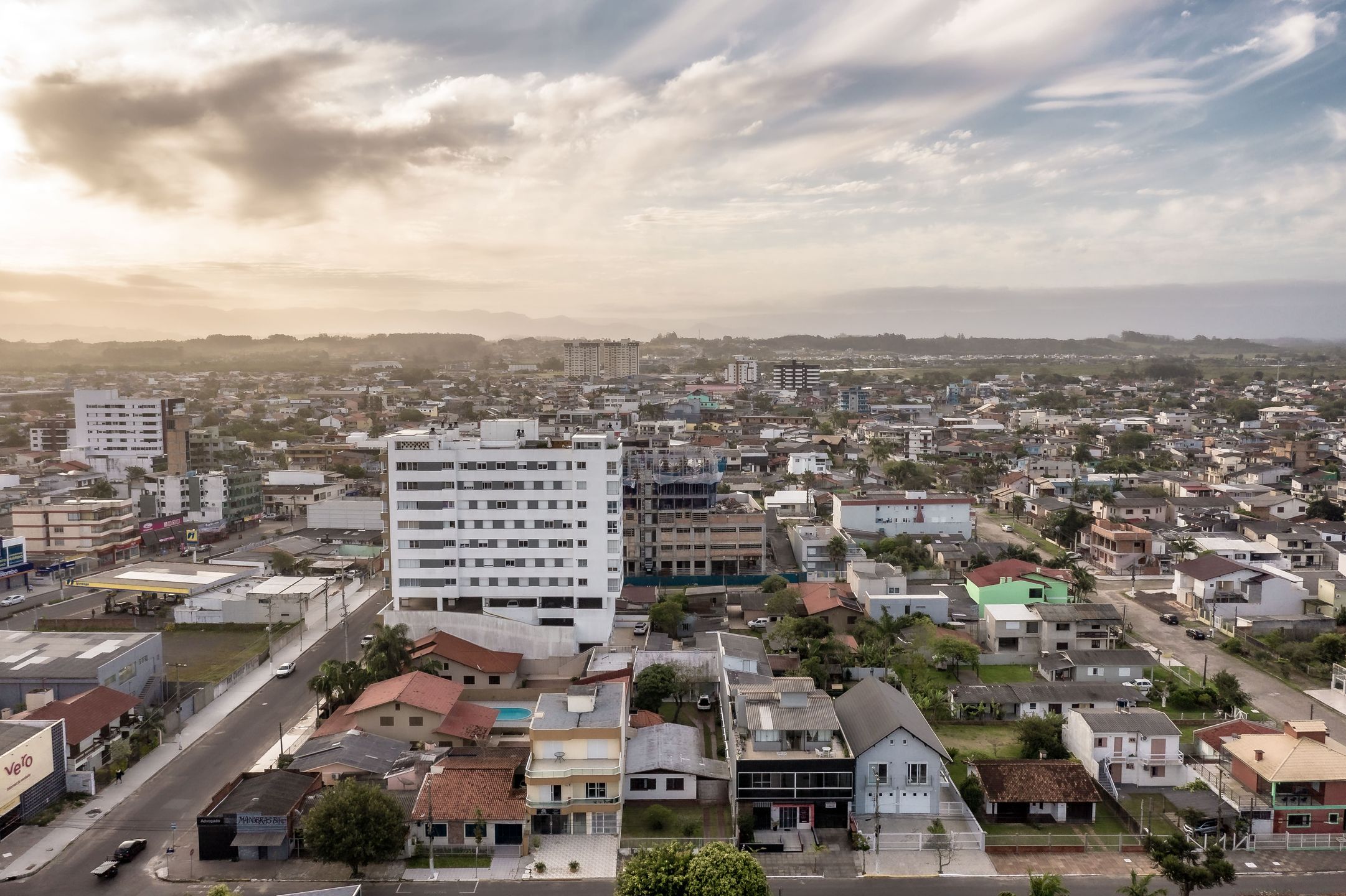 Oeste - vista estimada 16º andar