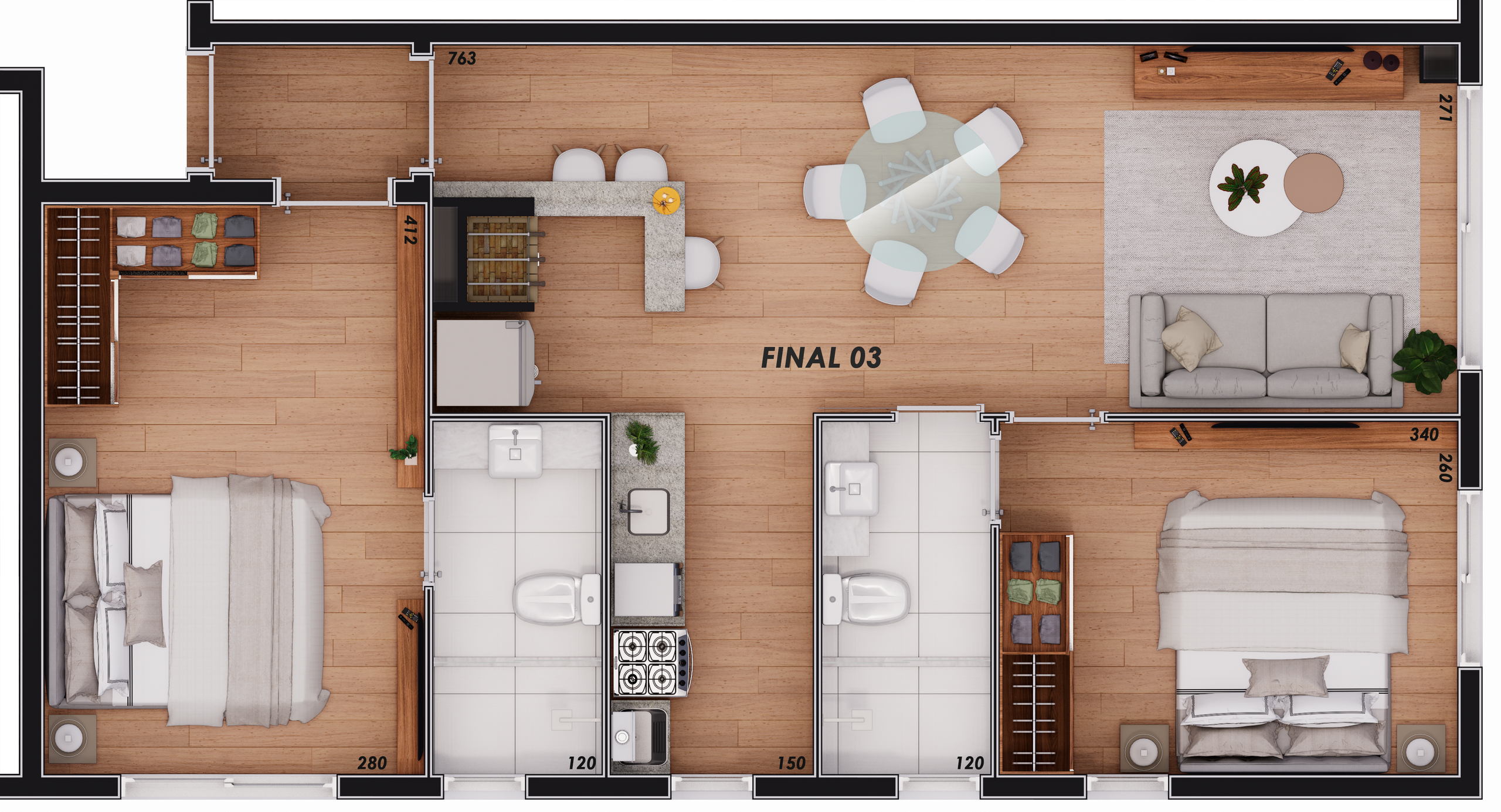 Studio à venda em canela, centro , com 1 quarto, 36.57m²