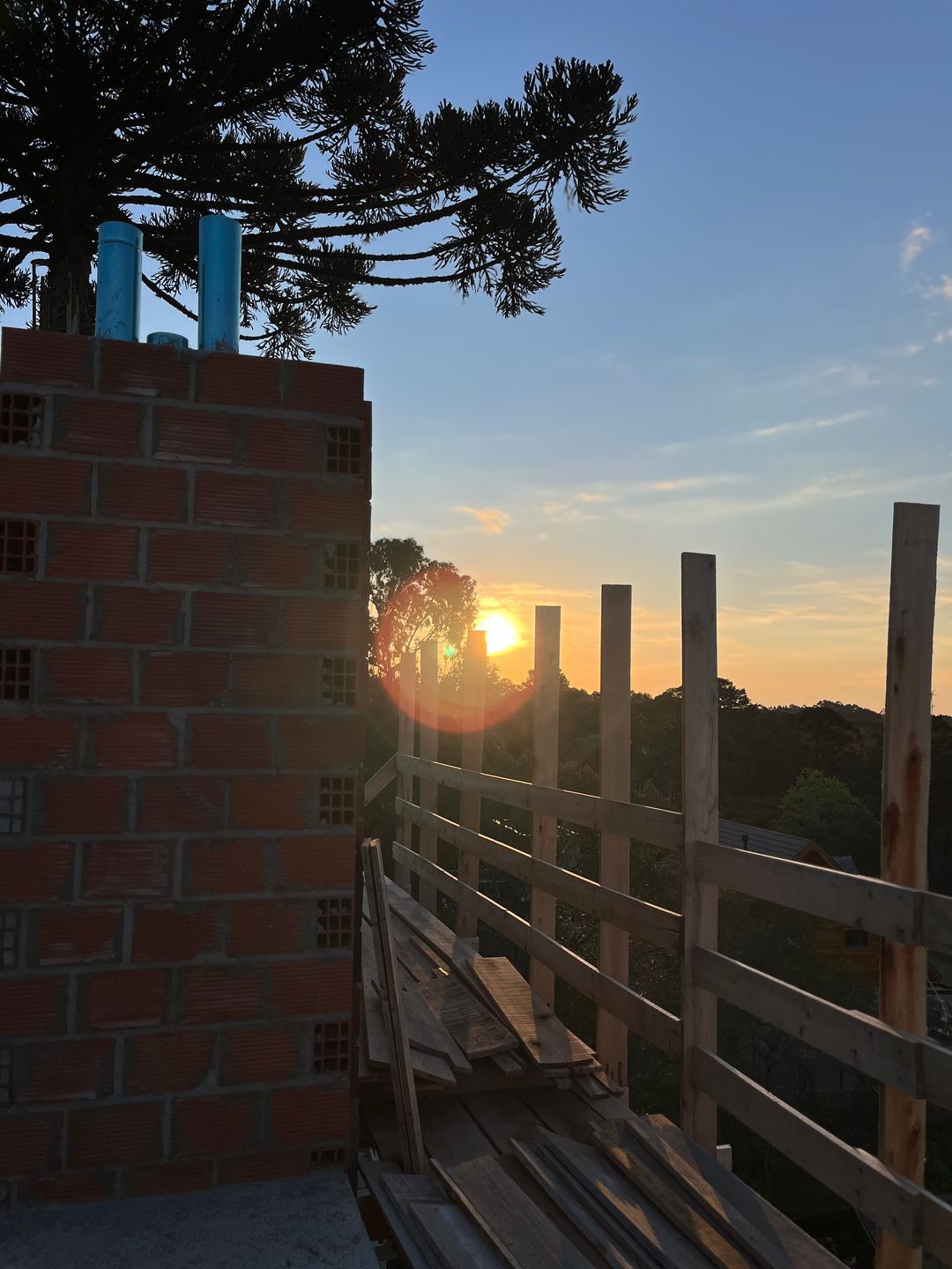 Pôr do Sol cobertura 