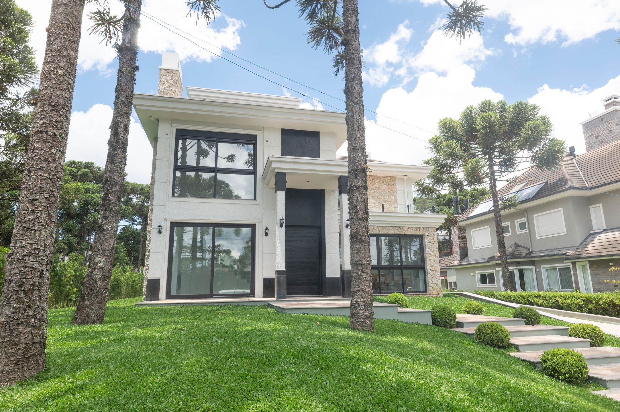 Fachada I - Casa de condomínio à venda em Gramado, Aspen Mountain, com 5 quartos, 371m²