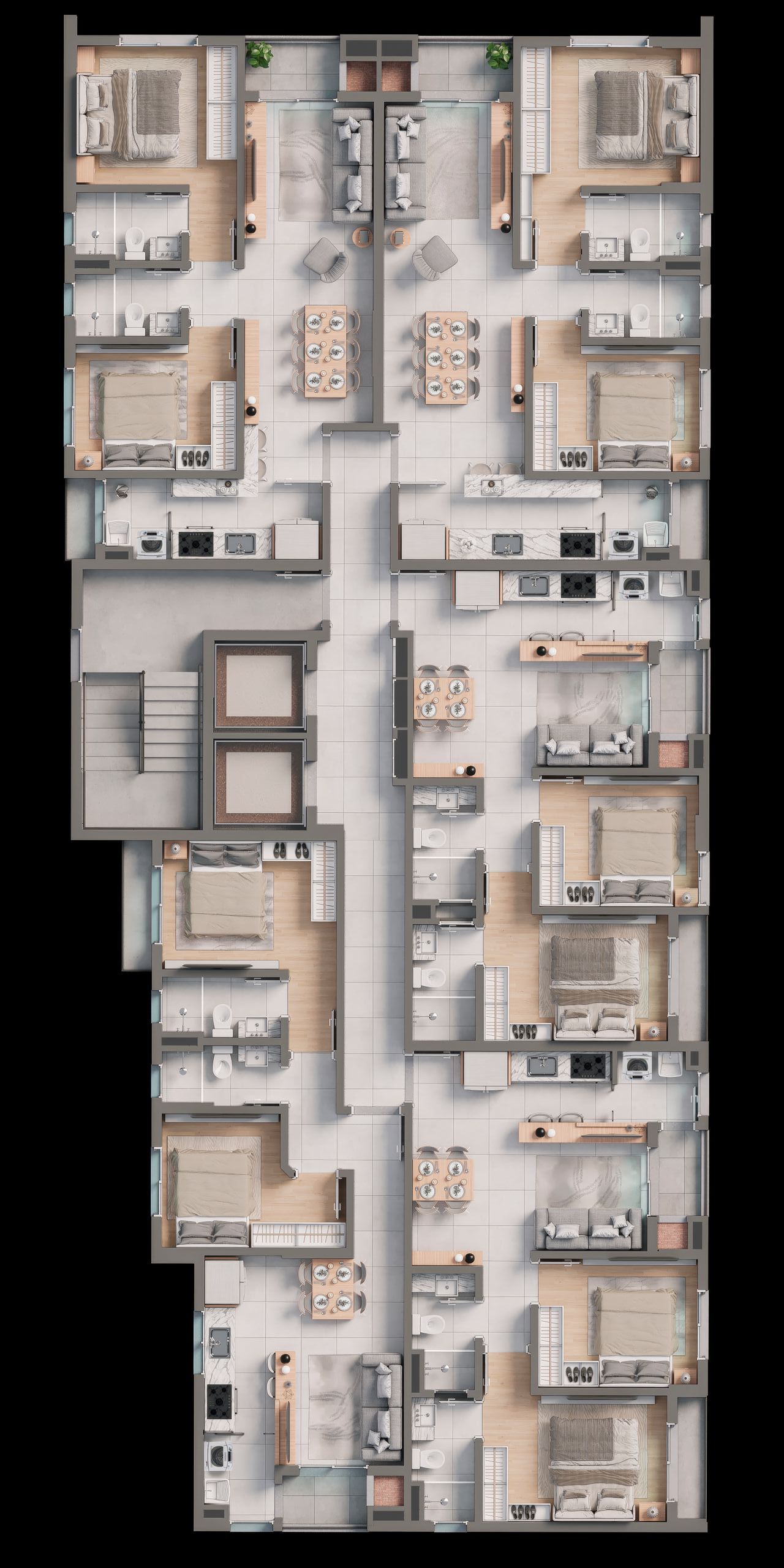 Apartamento, 2 quartos, 55 m² - Foto 60