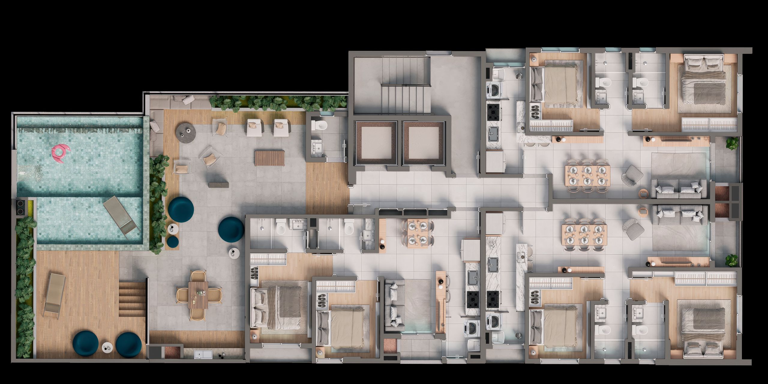 Apartamento, 2 quartos, 55 m² - Foto 59