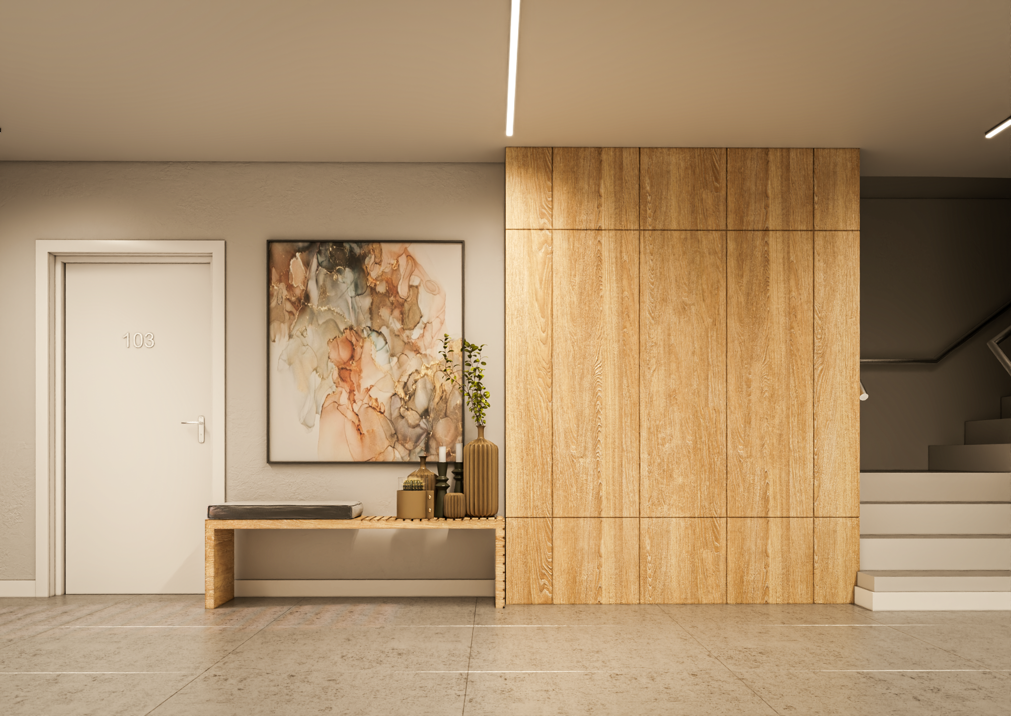 Haal de entrada decorado