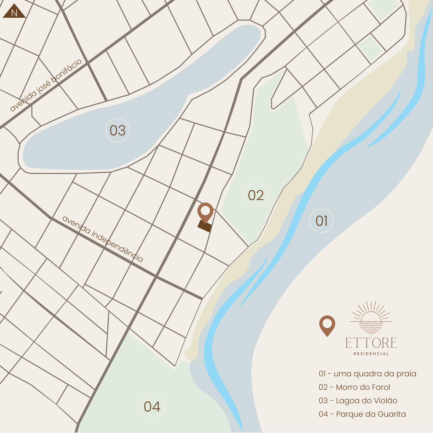 Mapa de localização