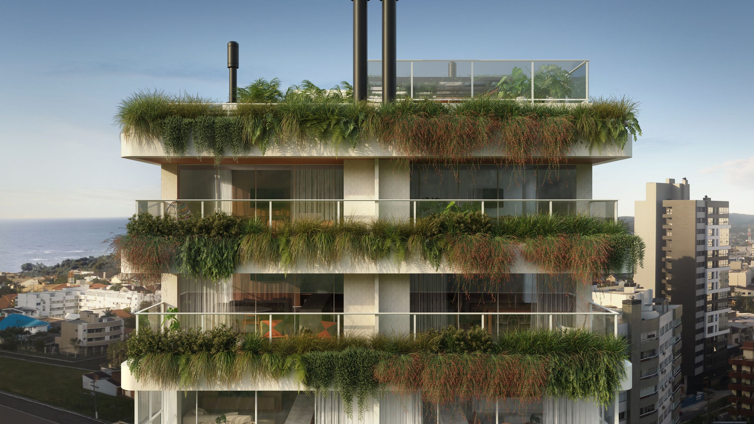 Vista dos Exclusive e Rooftop