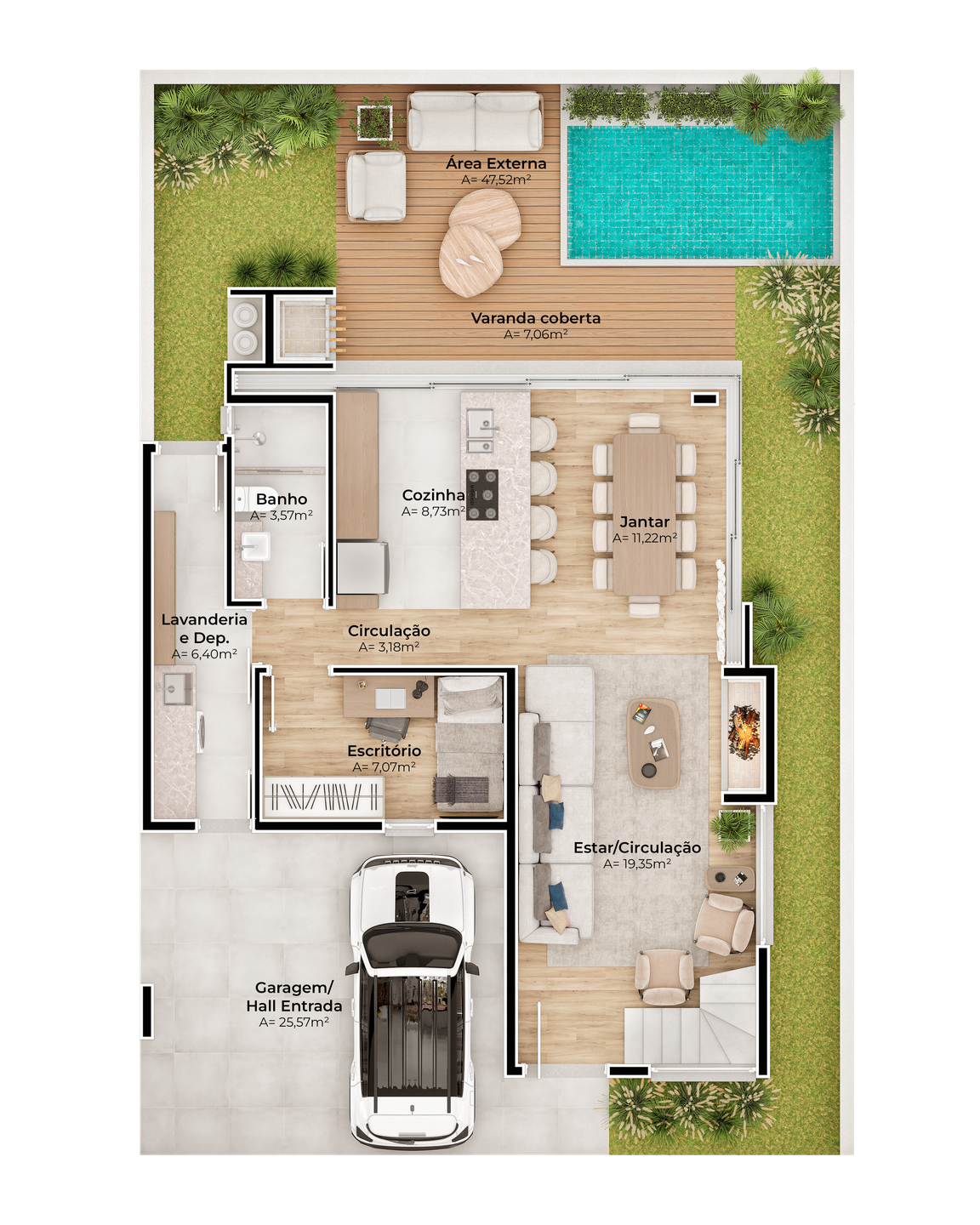 Casa, 3 quartos, 227 m² - Foto 2