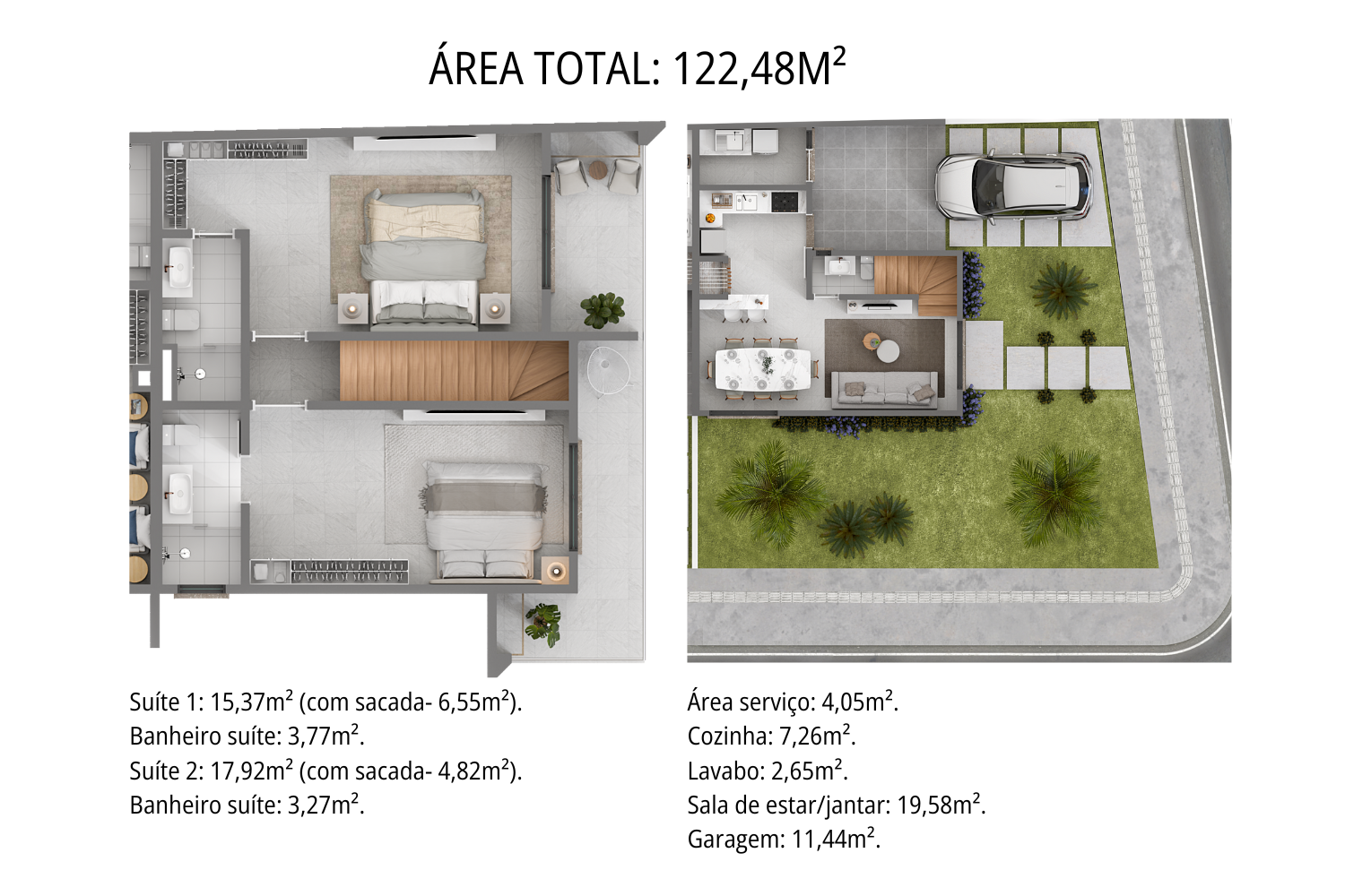 Planta baixa- Casa 1
