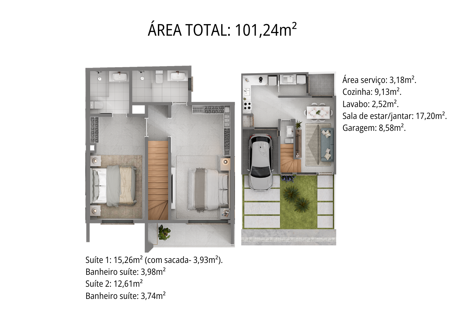 Planta baixa- Casa 3