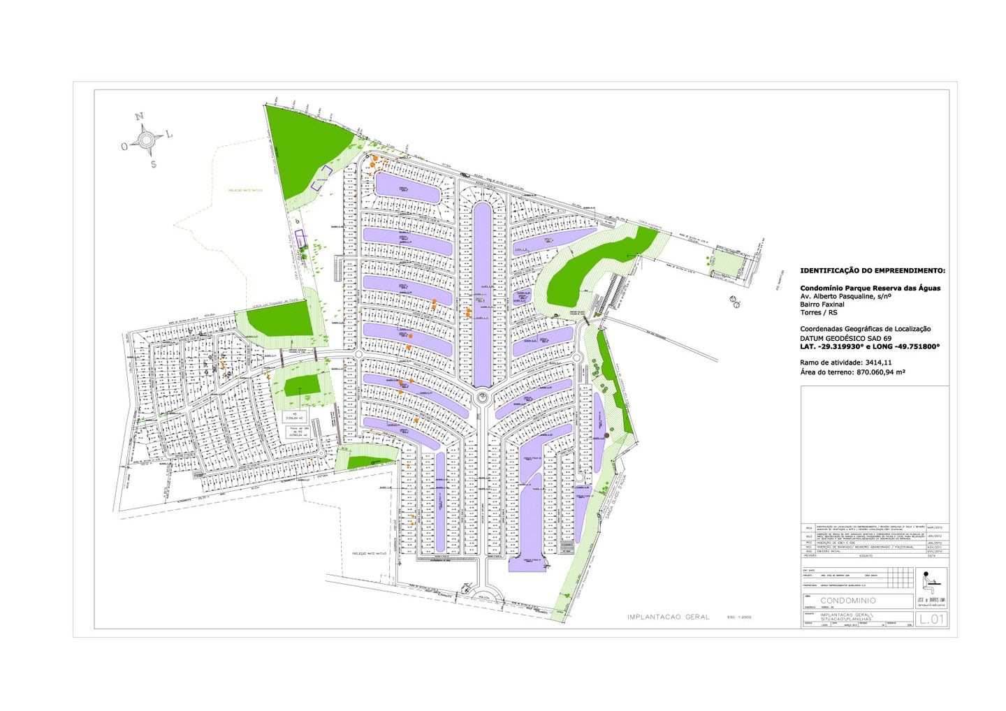 3 LOTES- Reserva das Águas | Torres-Rs