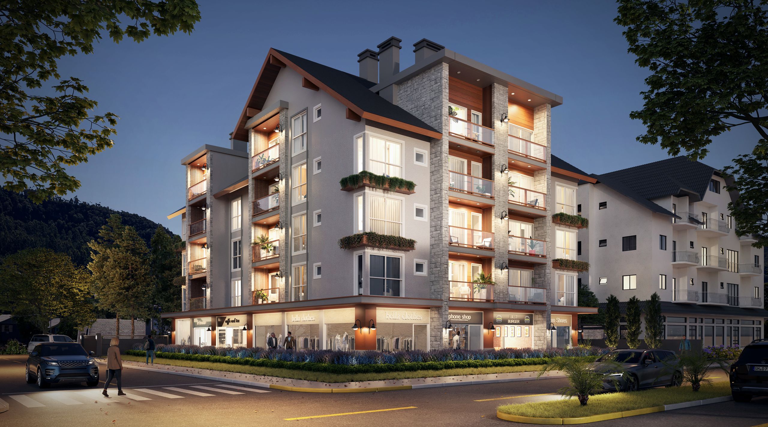  - Apartamento à venda em Gramado, Vale das Montanhas, com 1 quarto, 60.82m²