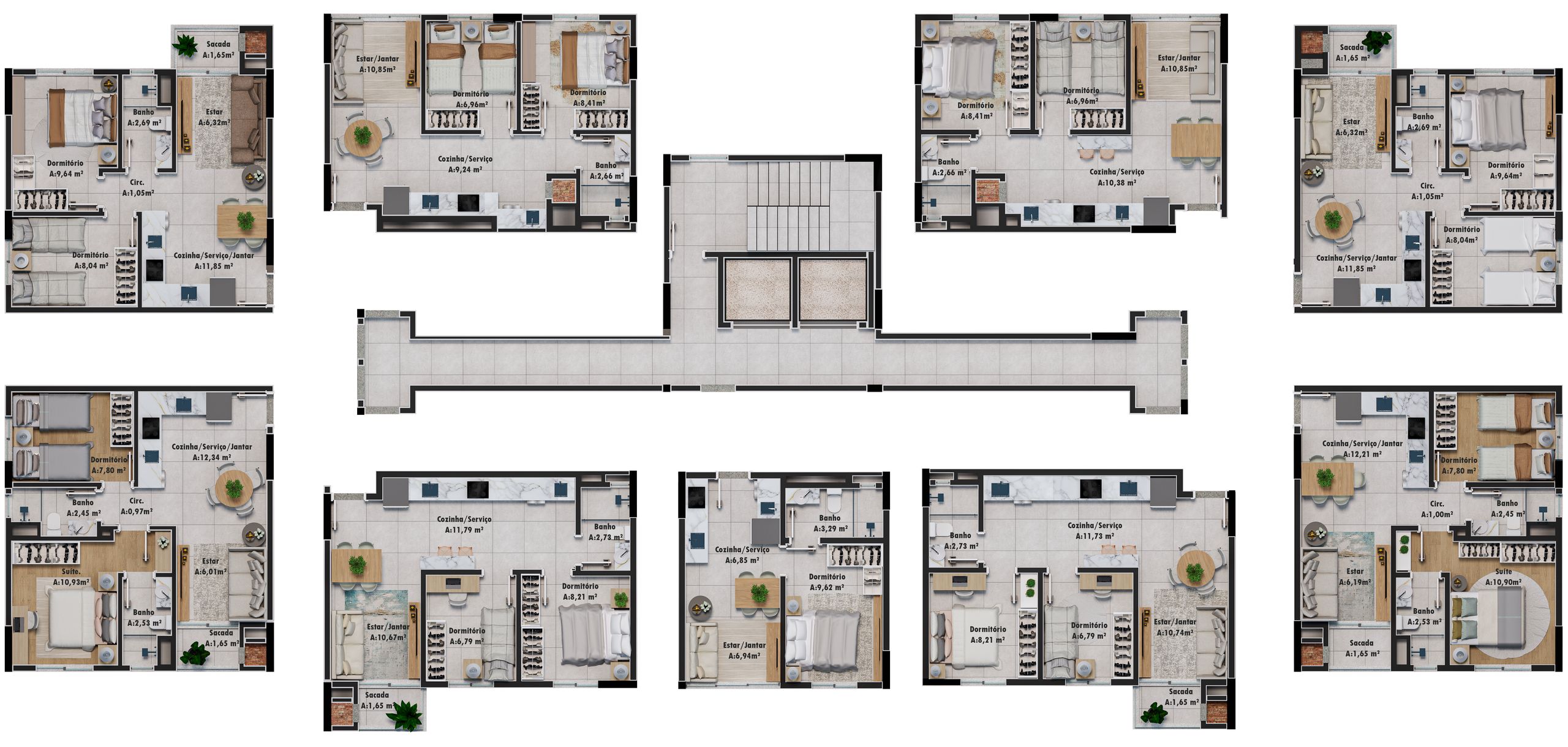 Apartamento, 1 quarto, 32 m² - Foto 27