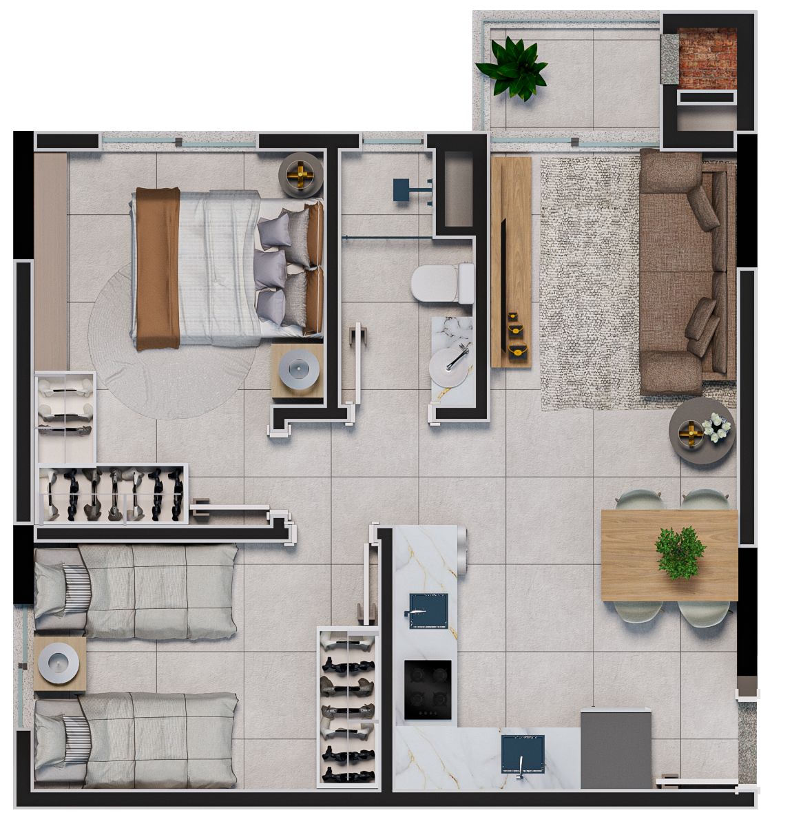 Apartamento, 1 quarto, 32 m² - Foto 38