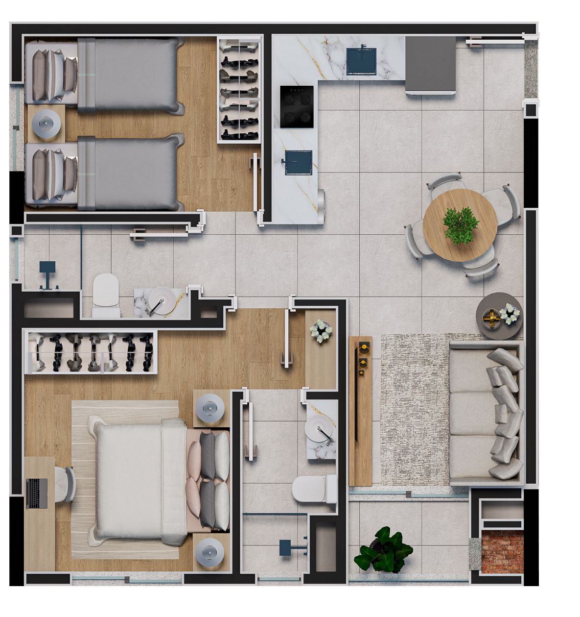Apartamento, 1 quarto, 32 m² - Foto 30