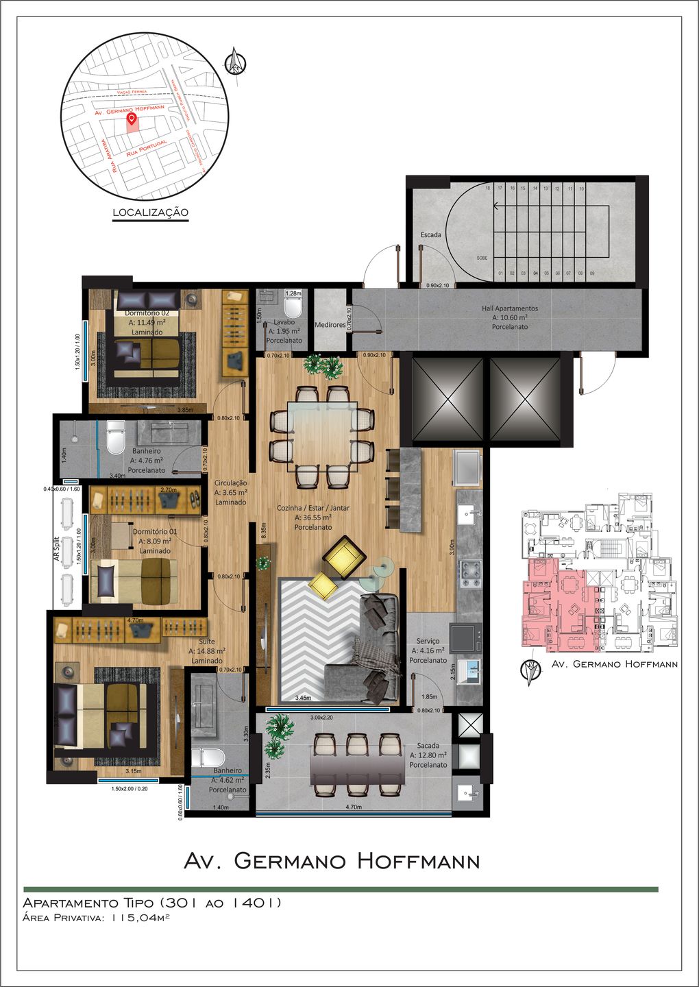 Apartamento, 3 quartos, 114 m² - Foto 25