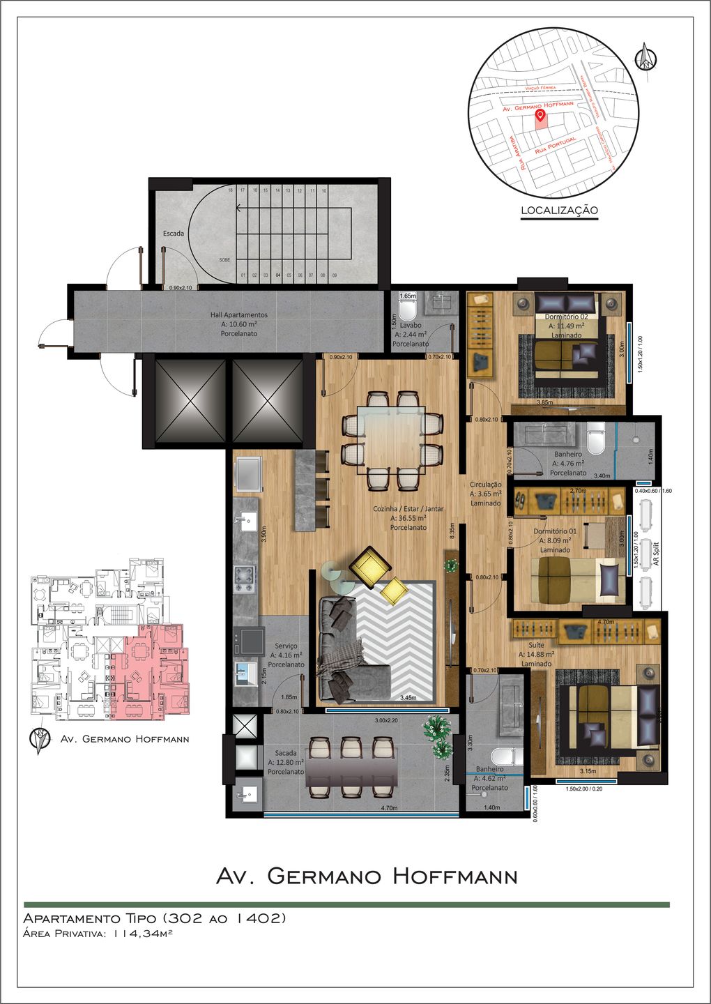 Apartamento, 3 quartos, 114 m² - Foto 27