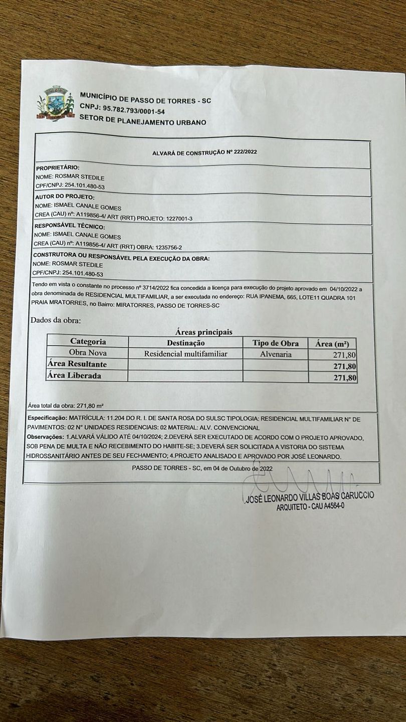 Geminado Passo De Torres - Casa 02