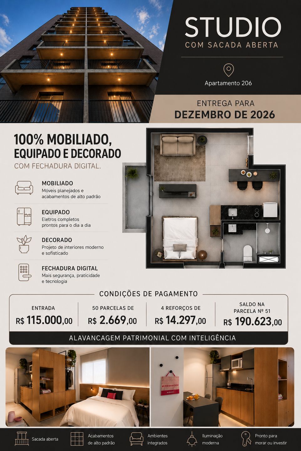 Apartamento, 1 quarto, 34 m² - Foto 11