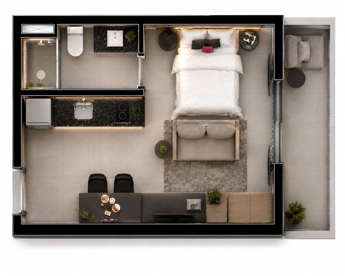 Apartamento, 1 quarto, 34 m² - Foto 68