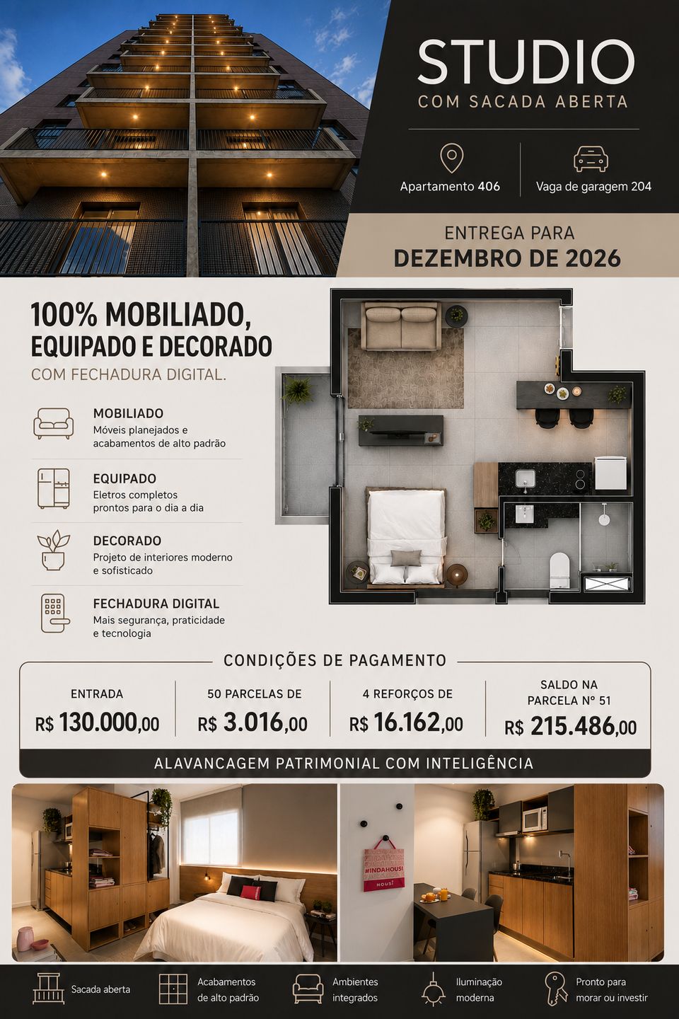 Apartamento, 1 quarto, 38 m² - Foto 8