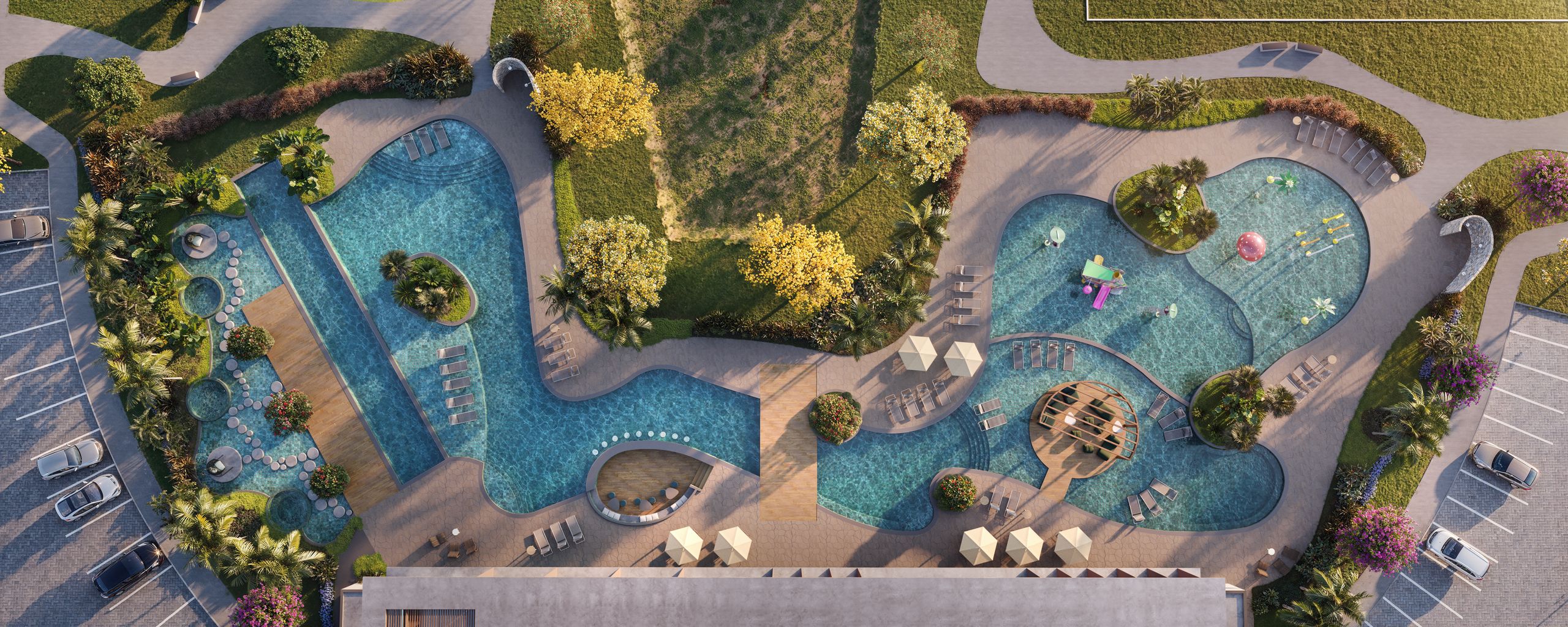 Complexo de piscinas