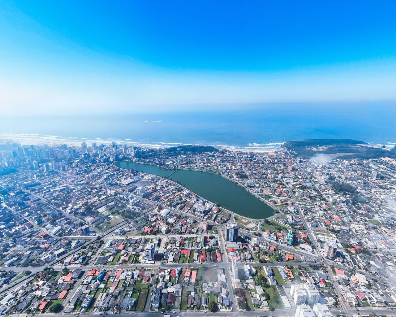 Imagem aérea - Local do empreendimento 