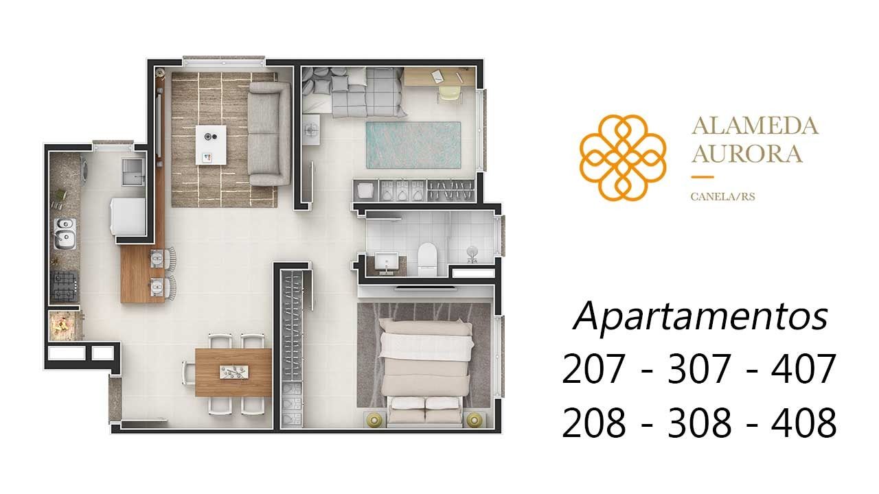 Apartamento no bairro Centro, em Canela | Eu Corretor