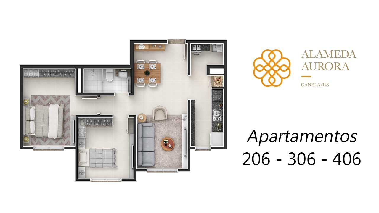Apartamento no bairro Centro, em Canela | Eu Corretor