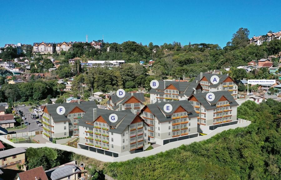  - Apartamento à venda em Gramado, Centro, com 2 quartos, 65.03m²