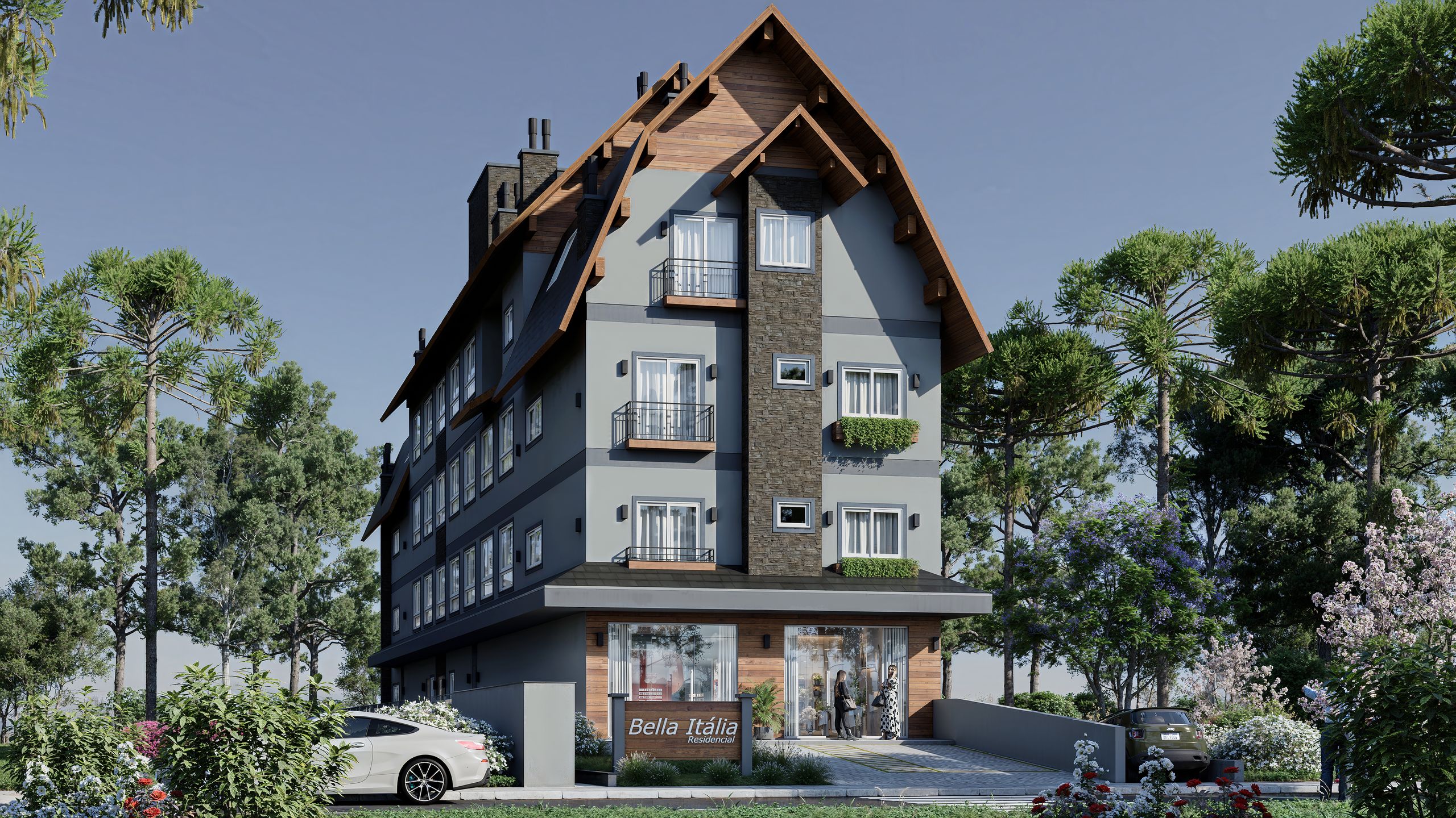  - Apartamento à venda em Gramado, Moura, com 1 quarto, 42.79m²