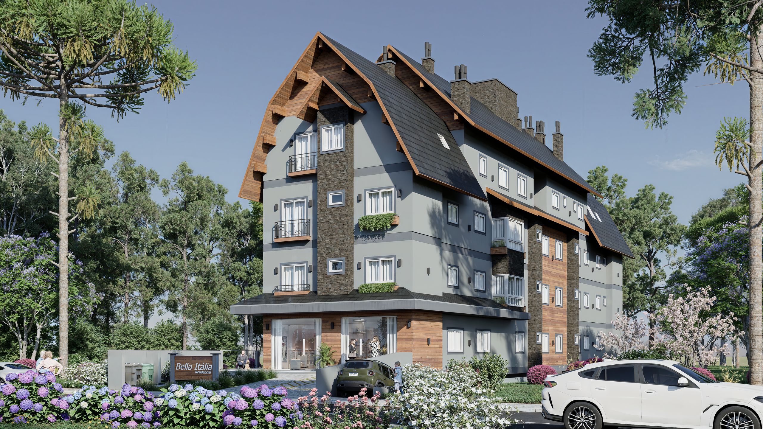  - Apartamento à venda em Gramado, Moura, com 1 quarto, 42.79m²