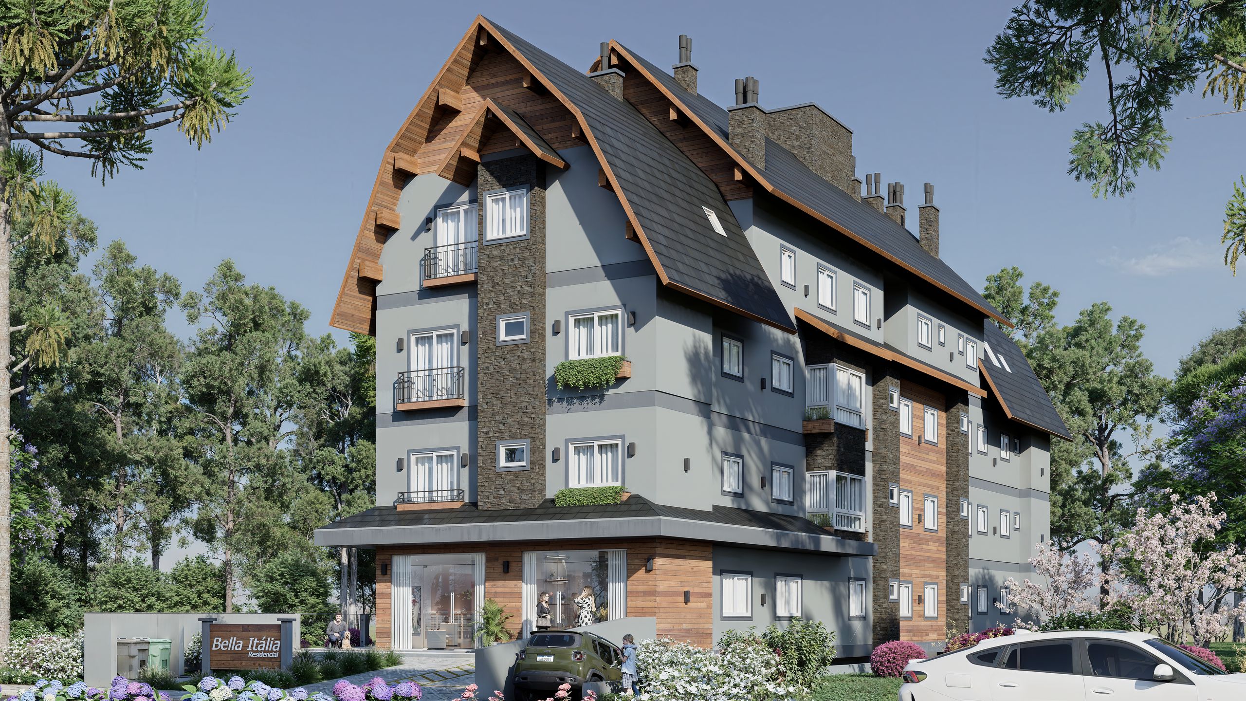 Apartamento à venda em Gramado, Moura, com 1 quarto, 42.79m² - Nobilis Negócios Imobiliários