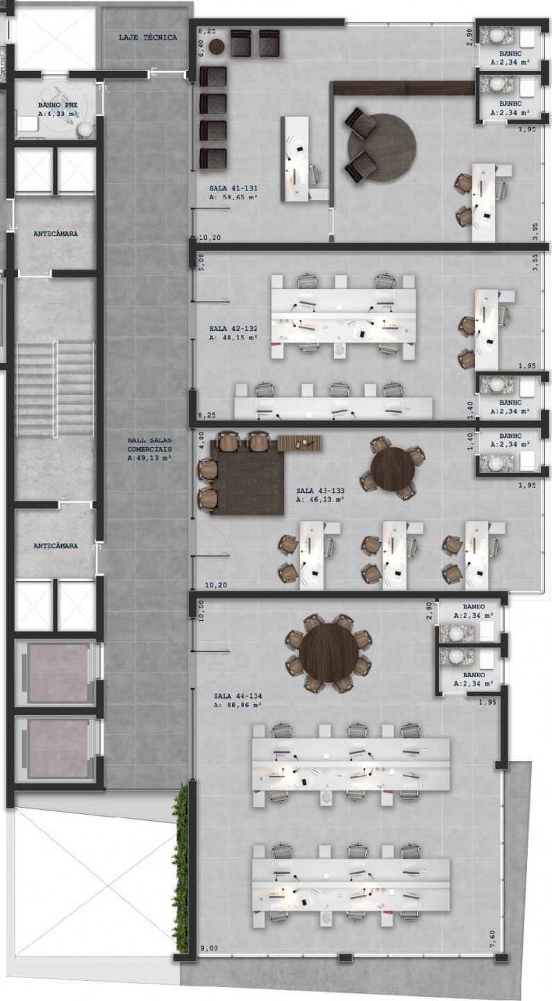 Sala-Conjunto, 53 m² - Foto 29