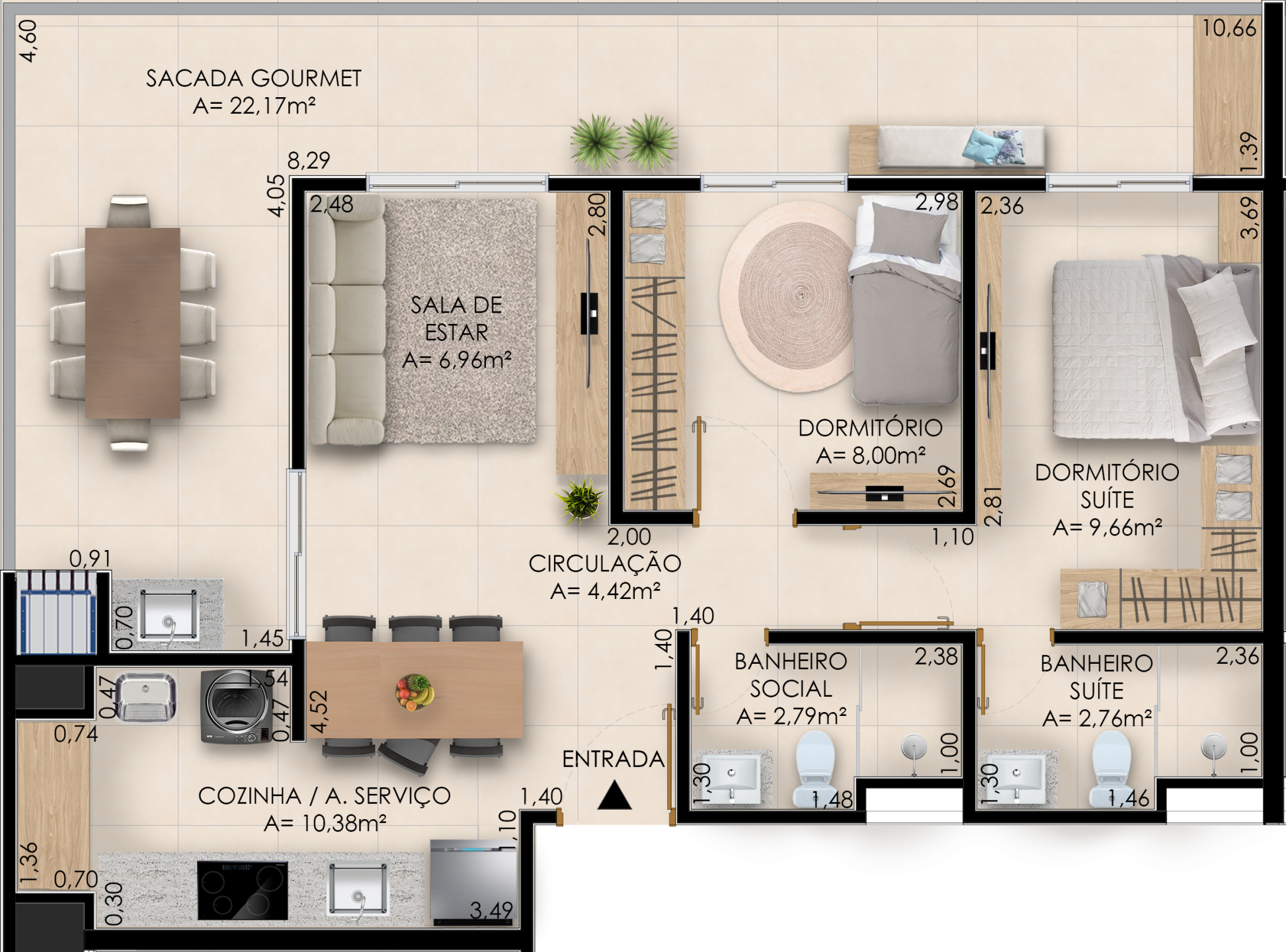 Apartamento à venda com 2 quartos, 81m² - Foto 23