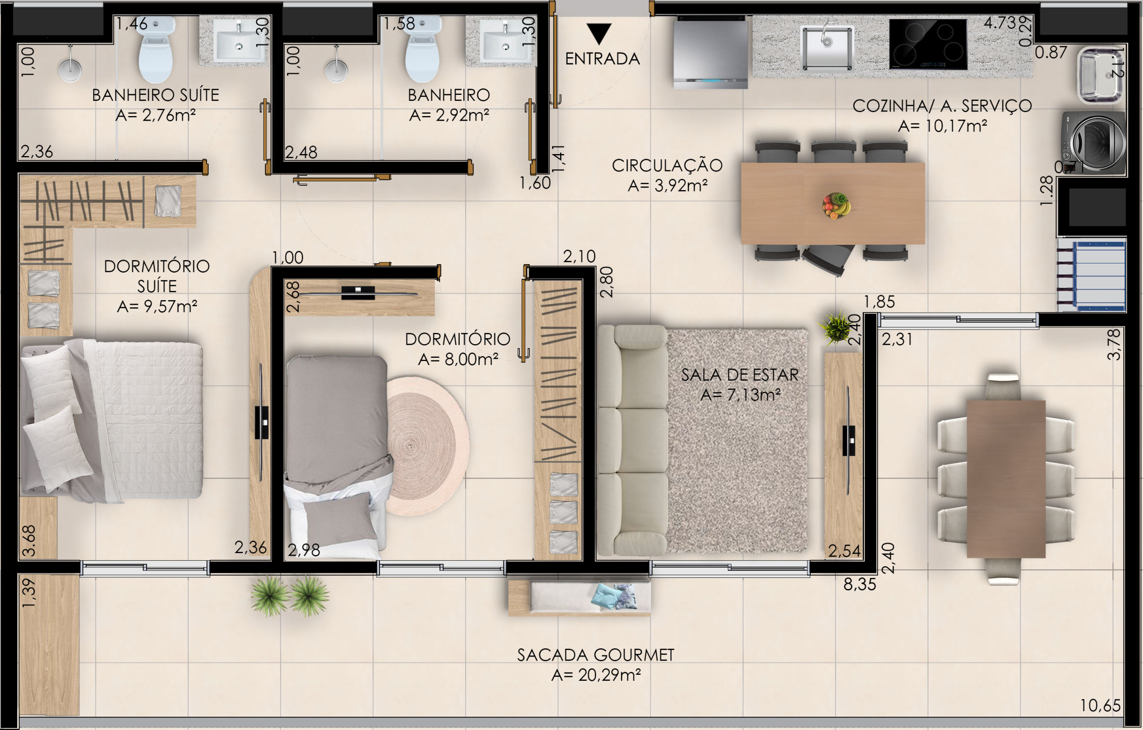 Apartamento à venda com 2 quartos, 81m² - Foto 24