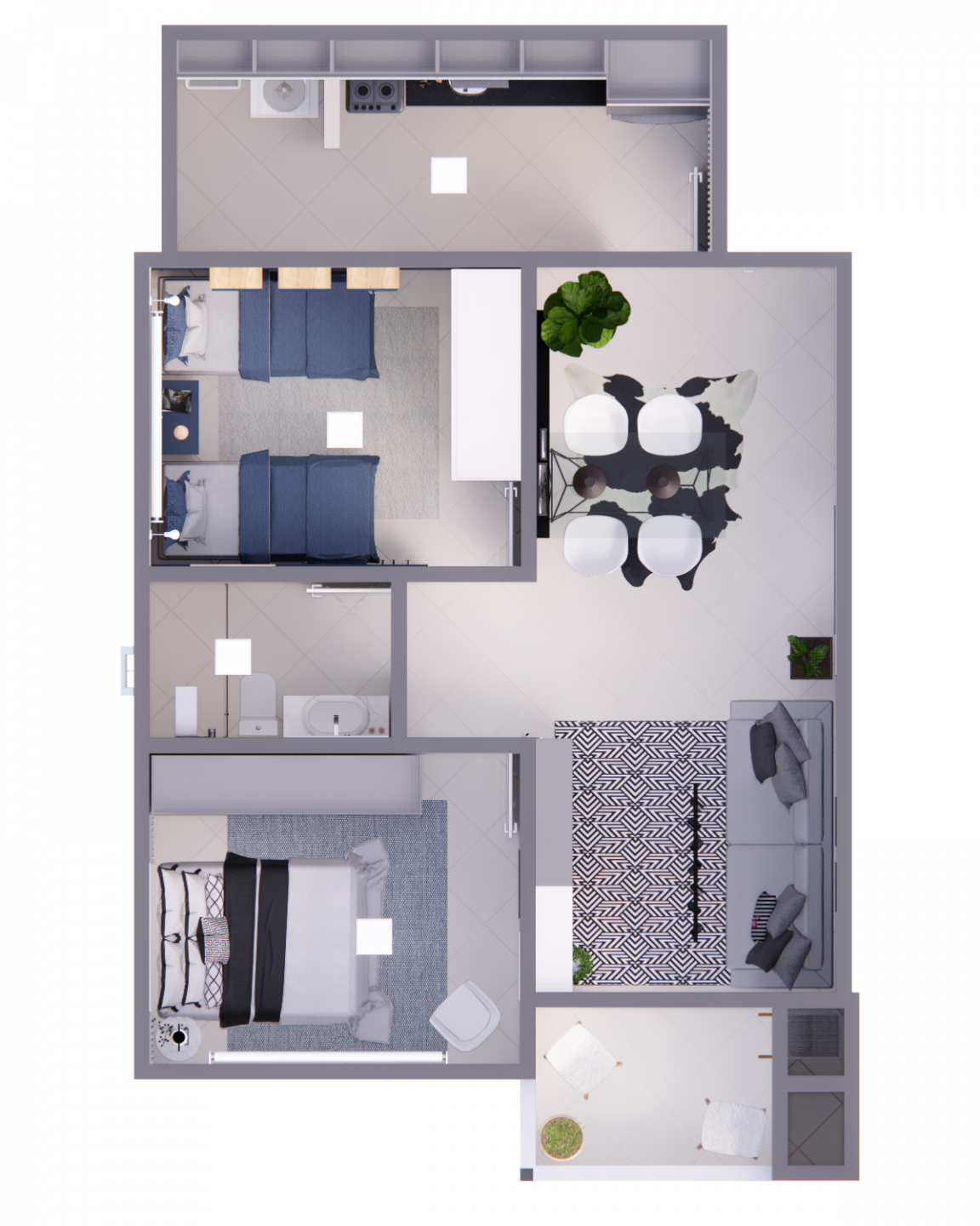 Apartamento, 2 quartos, 76 m² - Foto 96