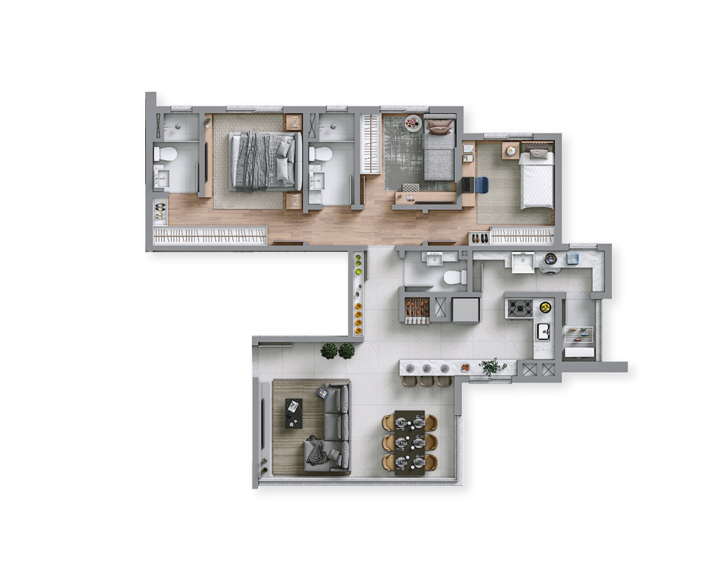 Apartamento, 3 quartos, 91 m² - Foto 24