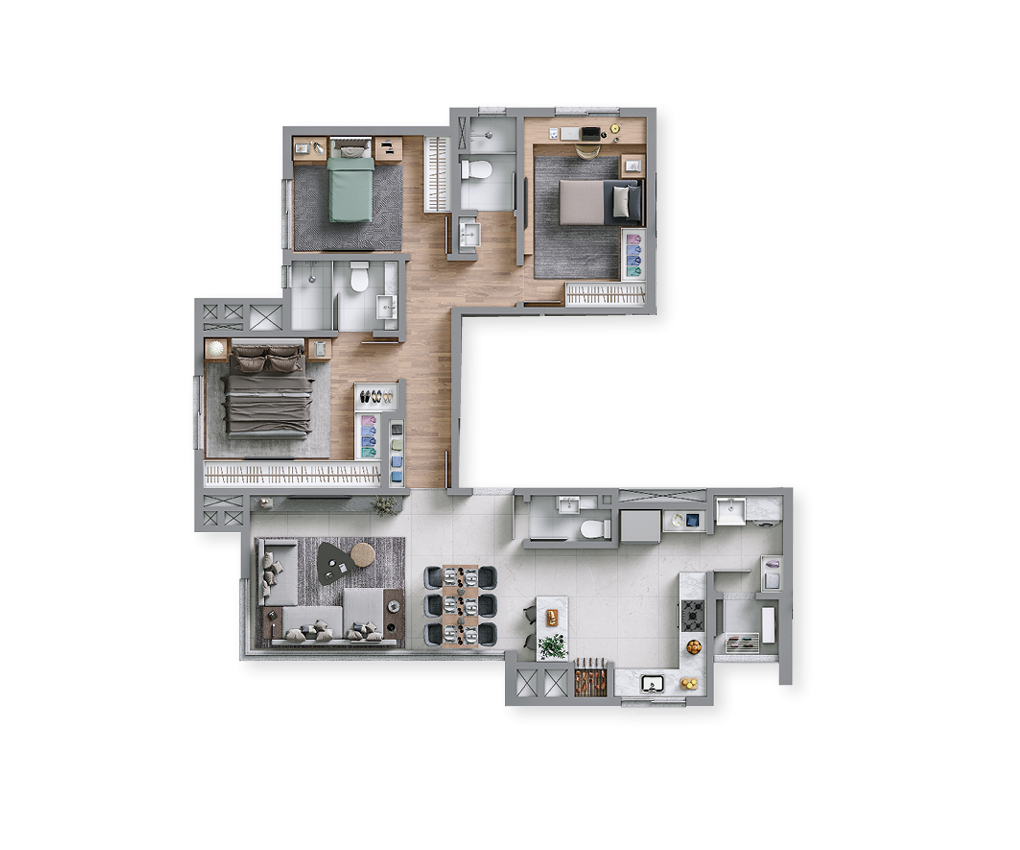 Apartamento, 3 quartos, 91 m² - Foto 23