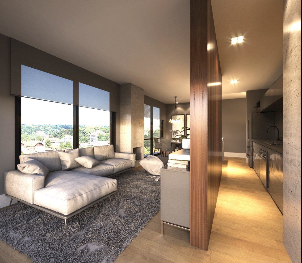 Apartamento à venda em canela, centro , com 2 quartos, 77.79