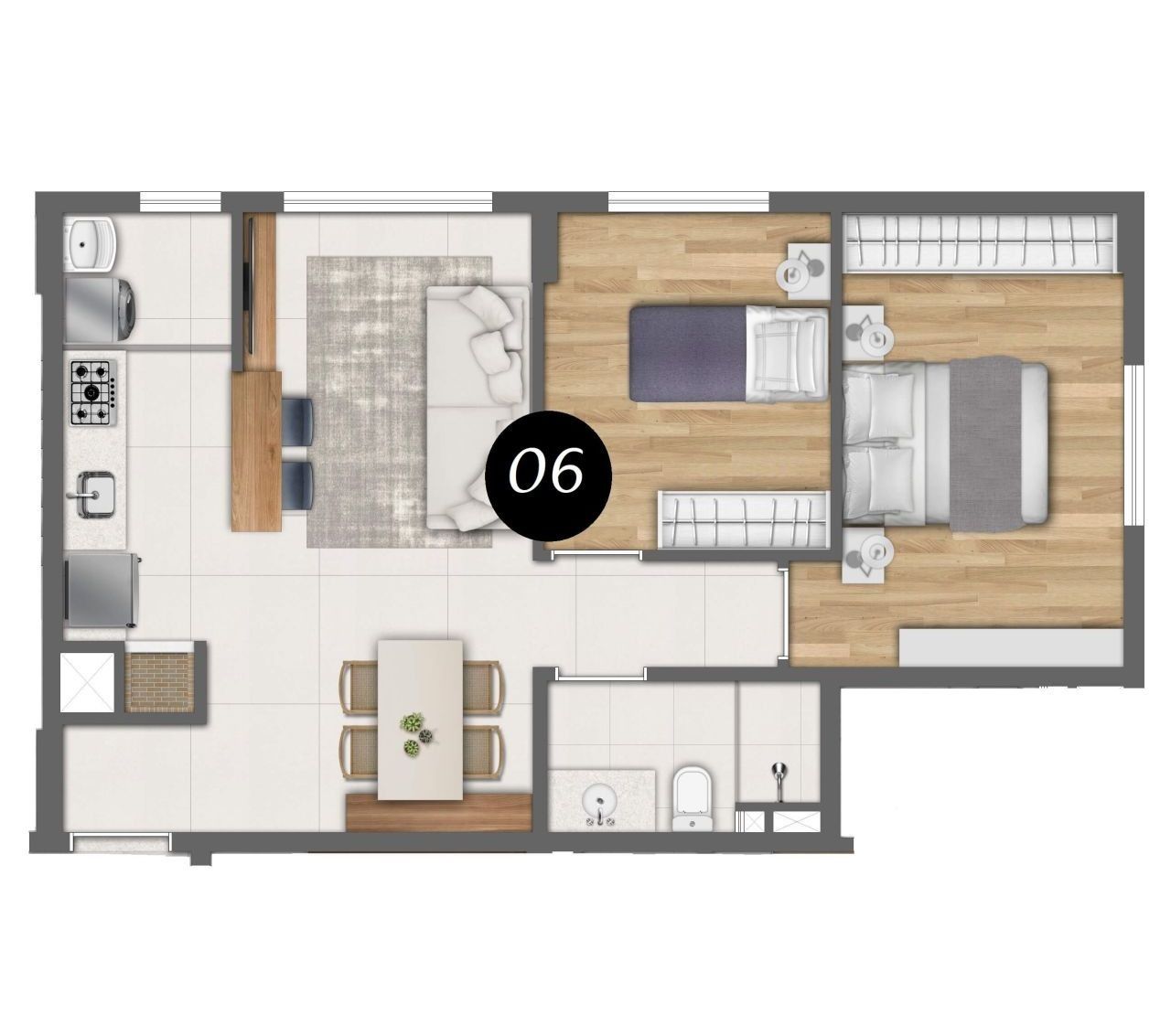 Apartamento, 2 quartos, 58 m² - Foto 40
