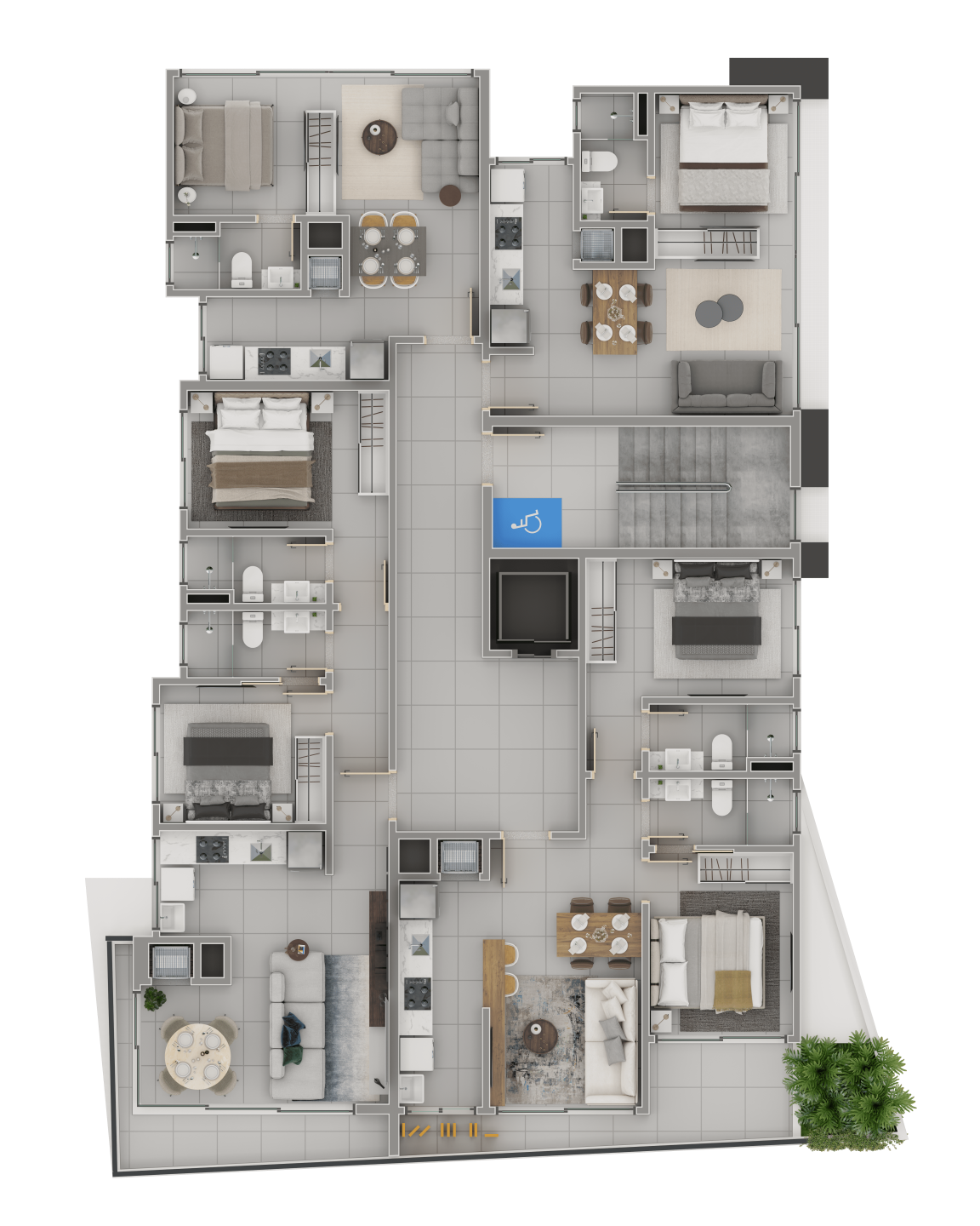 Apartamento de 2 quartos, 72m² no bairro Praia da Cal, em Torres | Eu Corretor