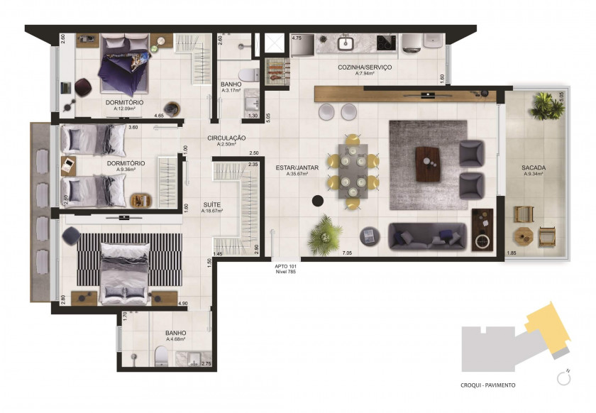 Residencial Exclusive / Torres