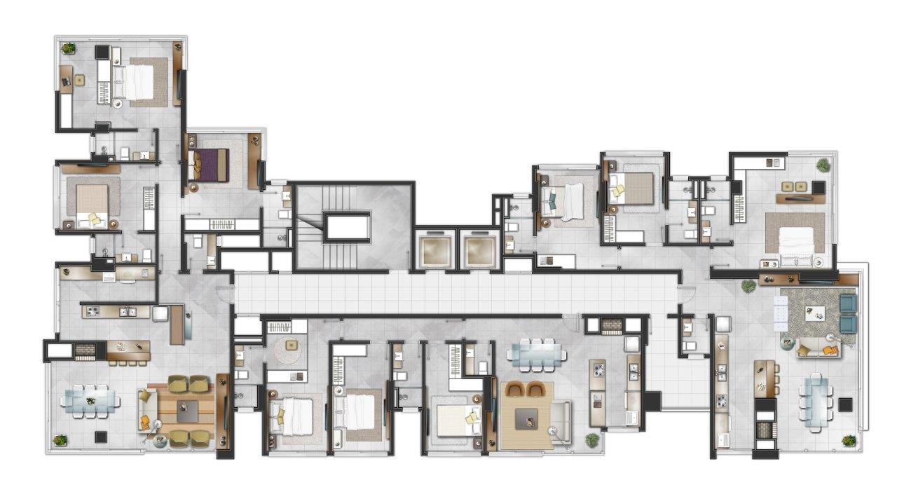 Apartamento de 3 quartos, 110m² no bairro Predial, em Torres | Eu Corretor