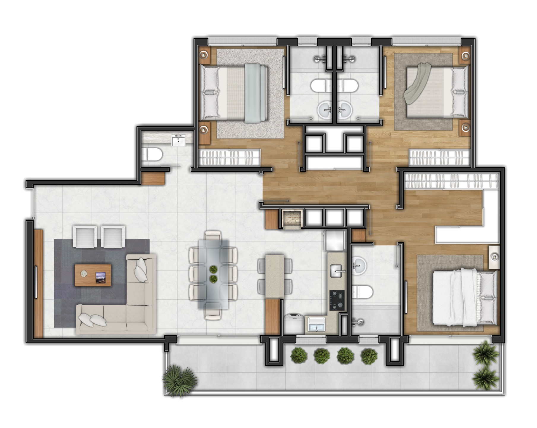 Apartamento à venda em canela, centro , com 1 quarto, 112.24