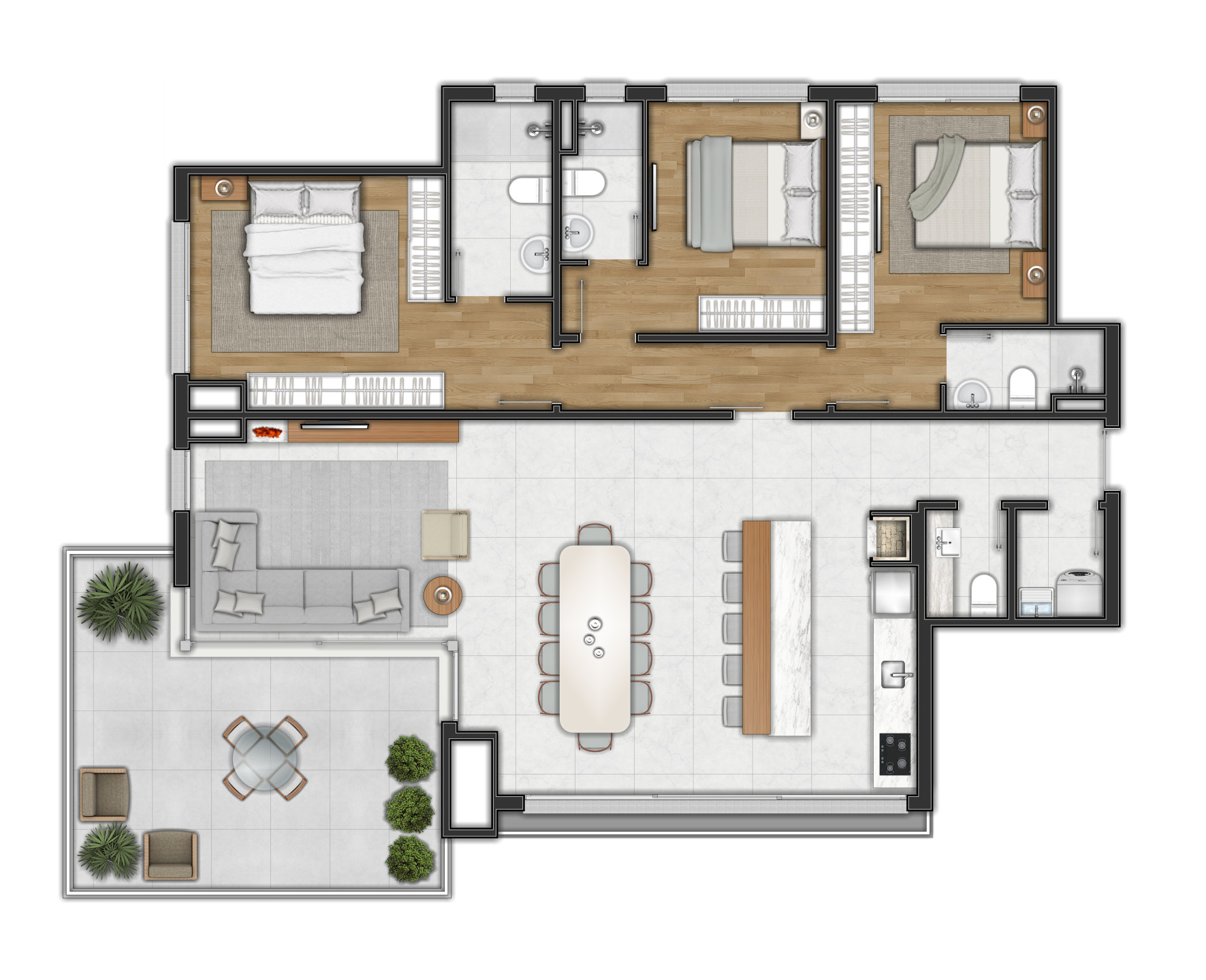 Apartamento à venda em canela, centro , com 1 quarto, 112.24