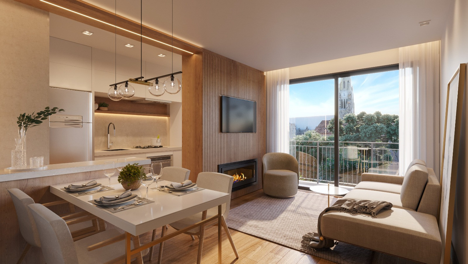 Apartamento à venda em canela, centro , com 1 quarto, 112.24