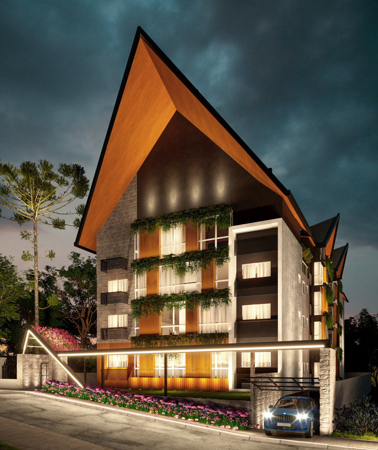 Apartamento à venda em gramado, floresta, com 2 quartos, 74.