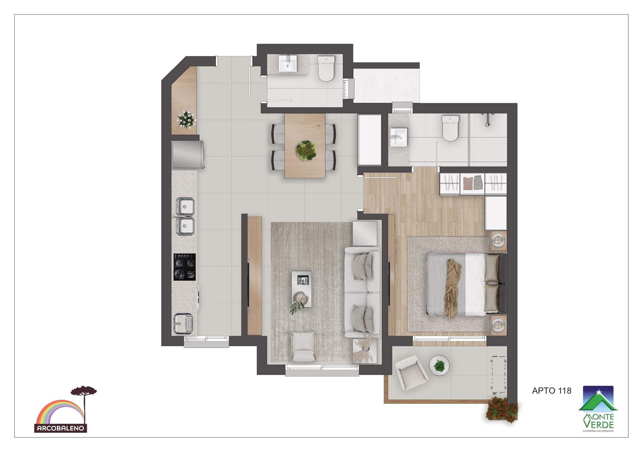 Apartamento de 3 quartos, 180m² no bairro Floresta, em Gramado | Eu Corretor